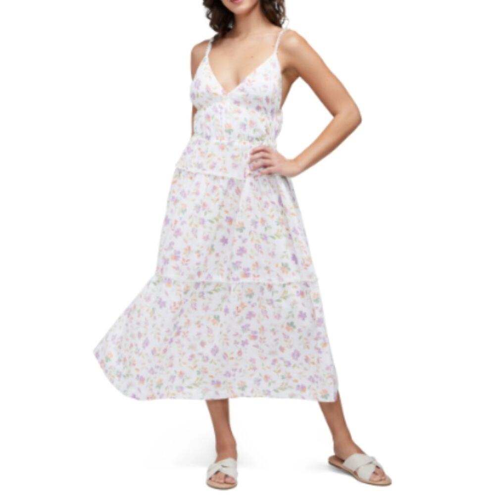Wildfox Womens L Delphine Floral Tiered Sundress NEW